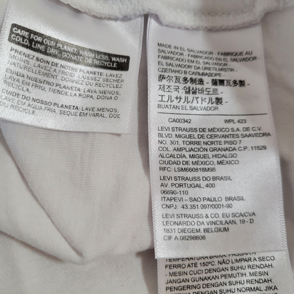 Levi Strauss T-Shirt Tee Size M Short Sleeve Tagless Unisex Graphic 1387 - Picture 6 of 8